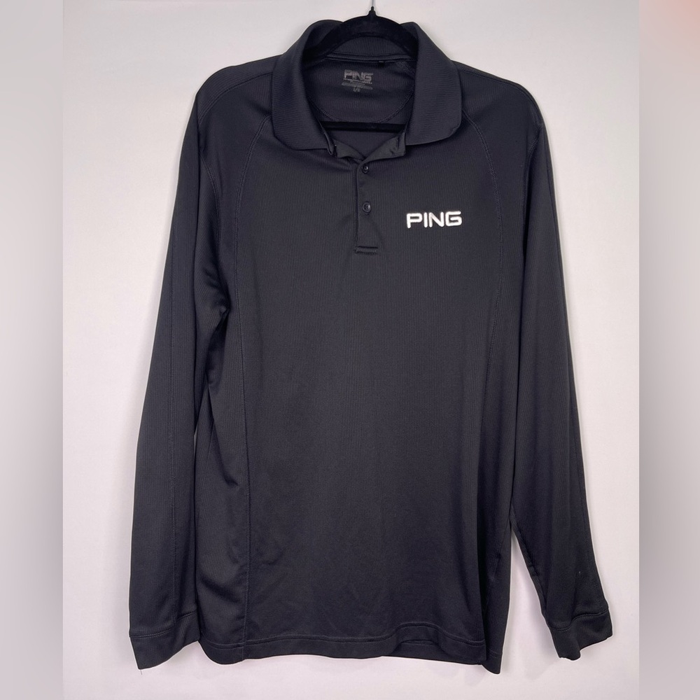 Ping Men's Black Polo Shirt
